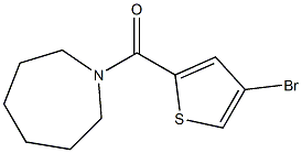 azepan-1-yl-(4-bromothiophen-2-yl)methanone Struktur