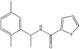 N-[1-(2,5-dimethylphenyl)ethyl]thiophene-2-carboxamide Struktur