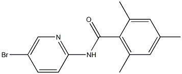 N-(5-bromopyridin-2-yl)-2,4,6-trimethylbenzamide Struktur