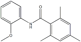 N-(2-methoxyphenyl)-2,4,6-trimethylbenzamide Struktur