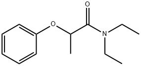 N,N-diethyl-2-phenoxypropanamide Struktur