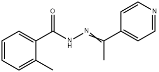 2-methyl-N-[(E)-1-pyridin-4-ylethylideneamino]benzamide Struktur