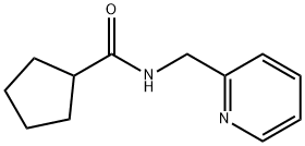 N-(pyridin-2-ylmethyl)cyclopentanecarboxamide Struktur