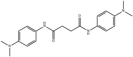 N,N'-bis[4-(dimethylamino)phenyl]butanediamide Struktur