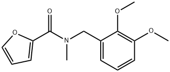 N-[(2,3-dimethoxyphenyl)methyl]-N-methylfuran-2-carboxamide Struktur