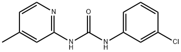 1-(3-chlorophenyl)-3-(4-methylpyridin-2-yl)urea Struktur