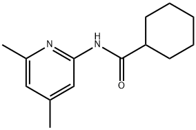 N-(4,6-dimethylpyridin-2-yl)cyclohexanecarboxamide Struktur