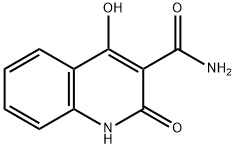 4-hydroxy-2-oxo-1H-quinoline-3-carboxamide Struktur