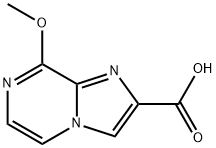 8-Methoxy-imidazo[1,2-a]pyrazine-2-carboxylic acid Struktur