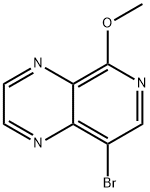 8-Bromo-5-methoxy-pyrido[3,4-b]pyrazine Struktur