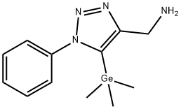 N-[(5-trimethylgermyl-2H-triazol-4-yl)methyl]aniline Struktur