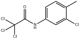 2,2,2-trichloro-N-(3-chloro-4-methylphenyl)acetamide Struktur