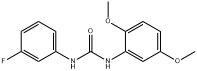 1-(2,5-dimethoxyphenyl)-3-(3-fluorophenyl)urea Structure