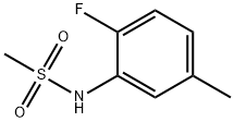 N-(2-fluoro-5-methylphenyl)methanesulfonamide Struktur