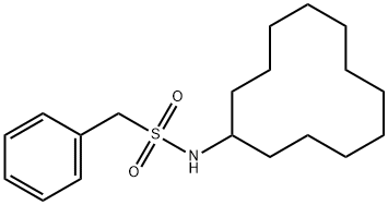 N-cyclododecyl-1-phenylmethanesulfonamide Struktur