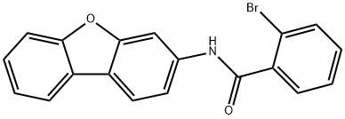 2-bromo-N-dibenzofuran-3-ylbenzamide Struktur