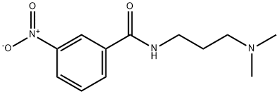 N-[3-(dimethylamino)propyl]-3-nitrobenzamide Struktur