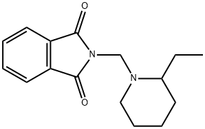 2-[(2-ethylpiperidin-1-yl)methyl]isoindole-1,3-dione Struktur