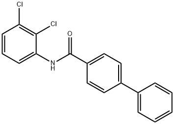 N-(2,3-dichlorophenyl)-4-phenylbenzamide Struktur