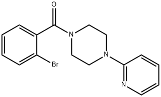 (2-bromophenyl)-(4-pyridin-2-ylpiperazin-1-yl)methanone Struktur