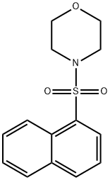 4-naphthalen-1-ylsulfonylmorpholine Struktur