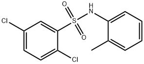 2,5-dichloro-N-(2-methylphenyl)benzenesulfonamide Struktur