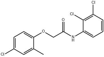 2-(4-chloro-2-methylphenoxy)-N-(2,3-dichlorophenyl)acetamide Struktur