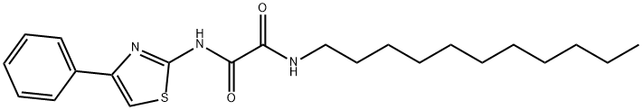 N'-(4-phenyl-1,3-thiazol-2-yl)-N-undecyloxamide Struktur