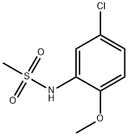 N-(5-chloro-2-methoxyphenyl)methanesulfonamide Struktur