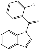 benzimidazol-1-yl-(2-chlorophenyl)methanone Struktur