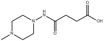 4-[(4-methylpiperazin-4-ium-1-yl)amino]-4-oxobutanoate Struktur