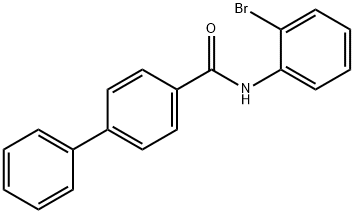 N-(2-bromophenyl)-4-phenylbenzamide Struktur