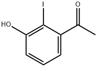 1-(3-Hydroxy-2-iodo-phenyl)-ethanone Struktur