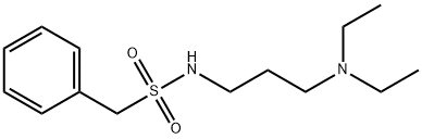 N-[3-(diethylamino)propyl]-1-phenylmethanesulfonamide Struktur