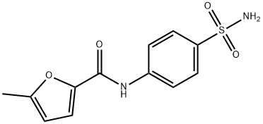 5-methyl-N-(4-sulfamoylphenyl)furan-2-carboxamide Struktur