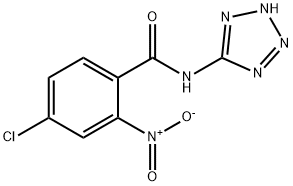 4-chloro-2-nitro-N-(2H-tetrazol-5-yl)benzamide Struktur