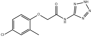 2-(4-chloro-2-methylphenoxy)-N-(2H-tetrazol-5-yl)acetamide Struktur