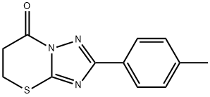 2-(4-methylphenyl)-5,6-dihydro-[1,2,4]triazolo[5,1-b][1,3]thiazin-7-one Struktur