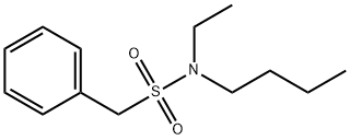 N-butyl-N-ethyl-1-phenylmethanesulfonamide Struktur