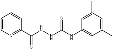 1-(3,5-dimethylphenyl)-3-(pyridine-2-carbonylamino)thiourea Struktur