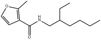 N-(2-ethylhexyl)-2-methylfuran-3-carboxamide Struktur