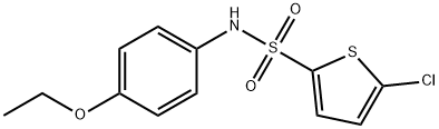 5-chloro-N-(4-ethoxyphenyl)thiophene-2-sulfonamide Struktur