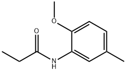 N-(2-methoxy-5-methylphenyl)propanamide Struktur