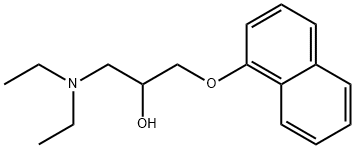 1-(diethylamino)-3-naphthalen-1-yloxypropan-2-ol 結(jié)構(gòu)式