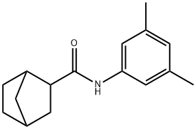 N-(3,5-dimethylphenyl)bicyclo[2.2.1]heptane-3-carboxamide Struktur