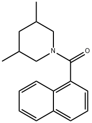 (3,5-dimethylpiperidin-1-yl)-naphthalen-1-ylmethanone Struktur