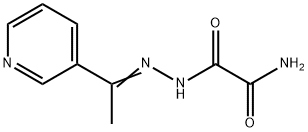 N'-[(E)-1-pyridin-3-ylethylideneamino]oxamide Struktur