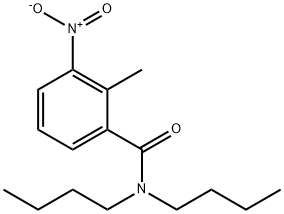 N,N-dibutyl-2-methyl-3-nitrobenzamide Struktur