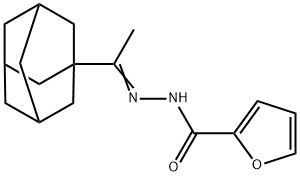 N-[(Z)-1-(1-adamantyl)ethylideneamino]furan-2-carboxamide Struktur