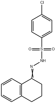 4-chloro-N-[(Z)-3,4-dihydro-2H-naphthalen-1-ylideneamino]benzenesulfonamide Struktur